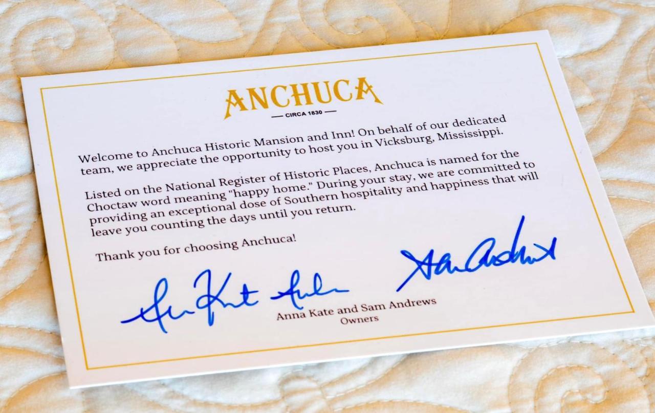 Bed & Breakfast Anchuca Historic Mansion & Vicksburg